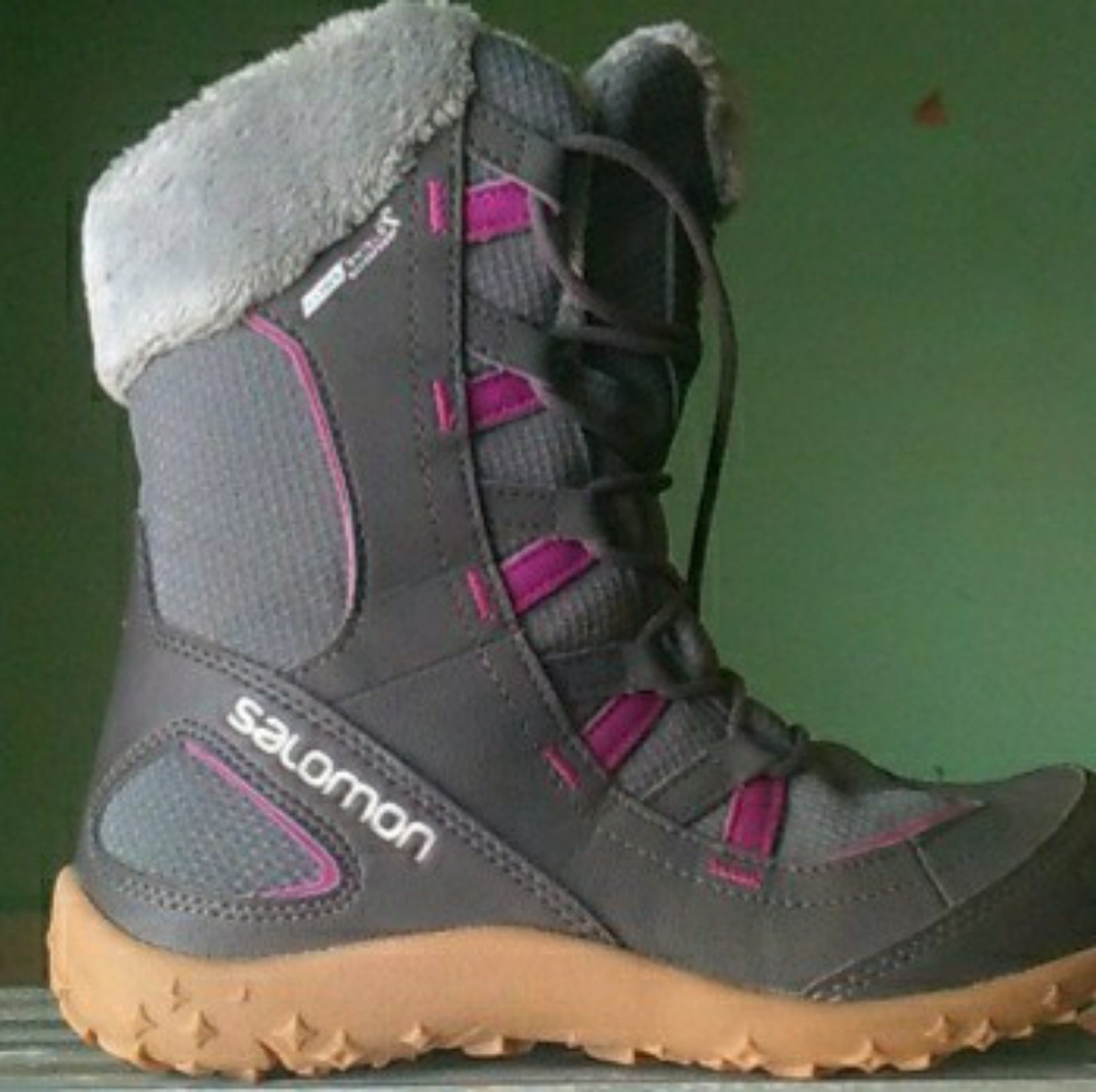 Salomon boots Thinsulate Faux Fur Contagrip Sole